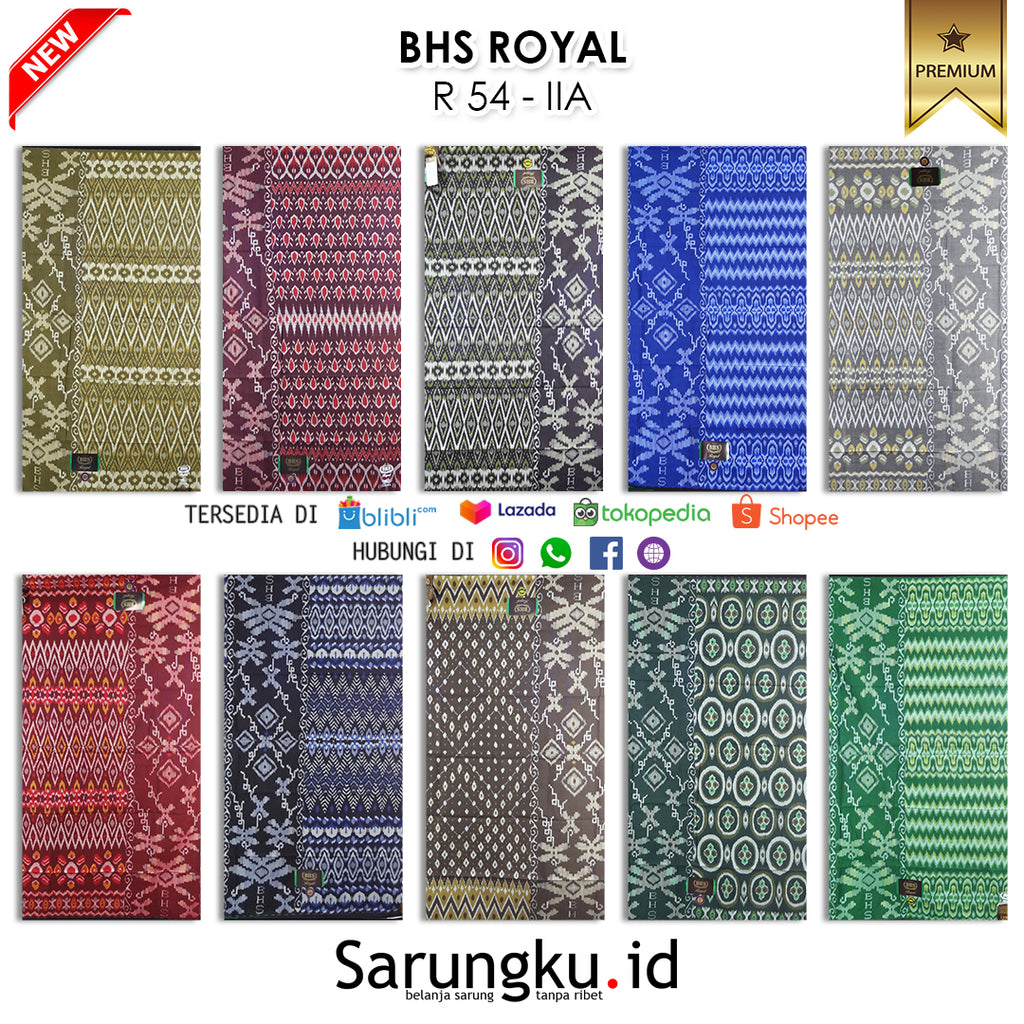 SARUNG BHS ROYAL R54-IIA ECER/GROSIR 10-PCS