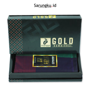 SARUNG MANGGA GOLD KOMBINASI DARUSALAM  ECER/GROSIR 10-PCS