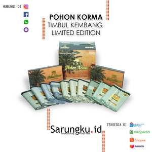 SARUNG POHON KORMA TIMBUL KEMBANG LIMITED EDITION  ECER/GROSIR 10-PCS