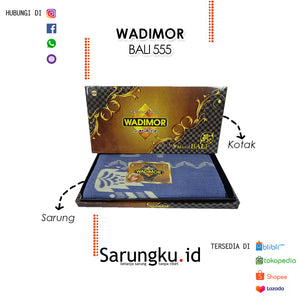 SARUNG WADIMOR BALI 555 ECER/GROSIR 10PCS