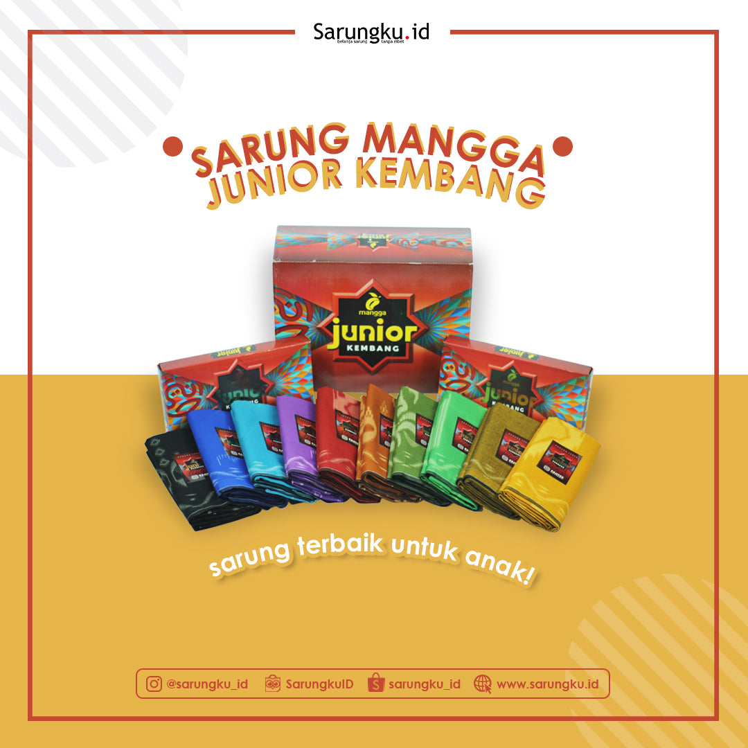 Sarung Mangga Junior Kembang