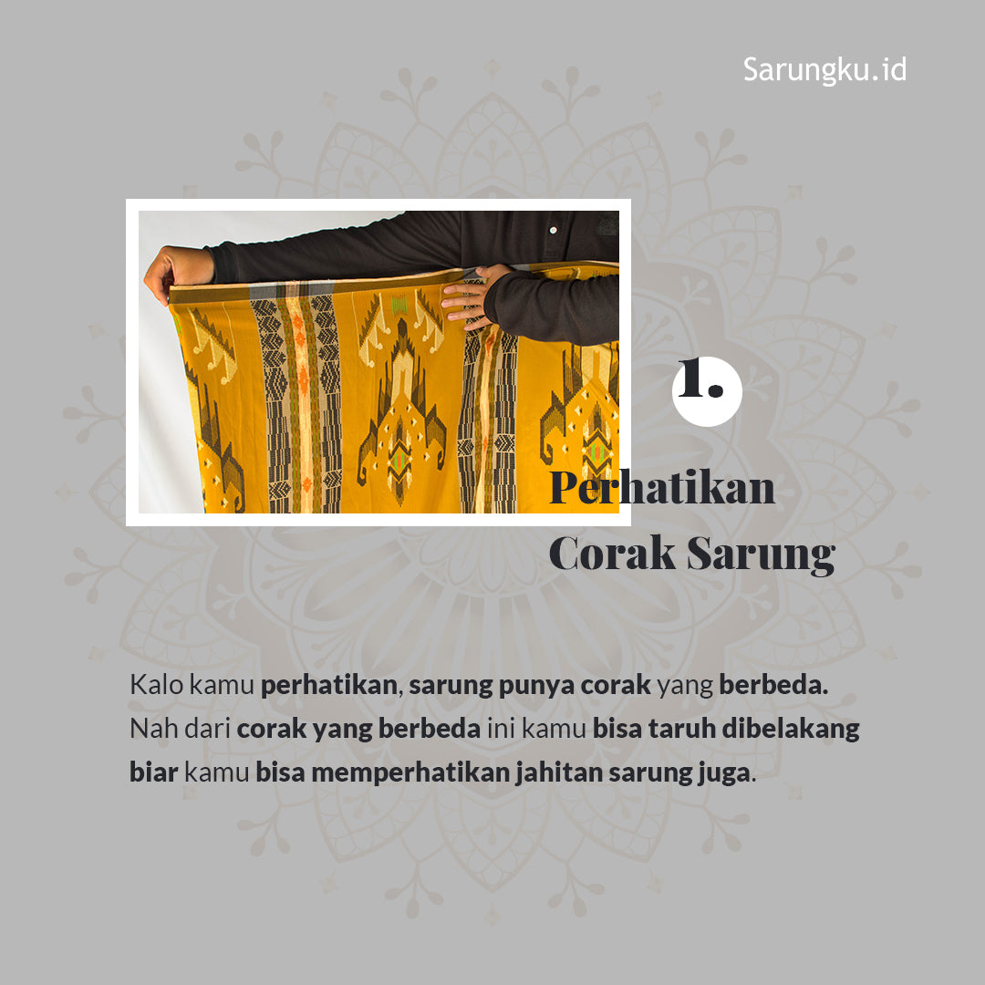 tips pake sarung
