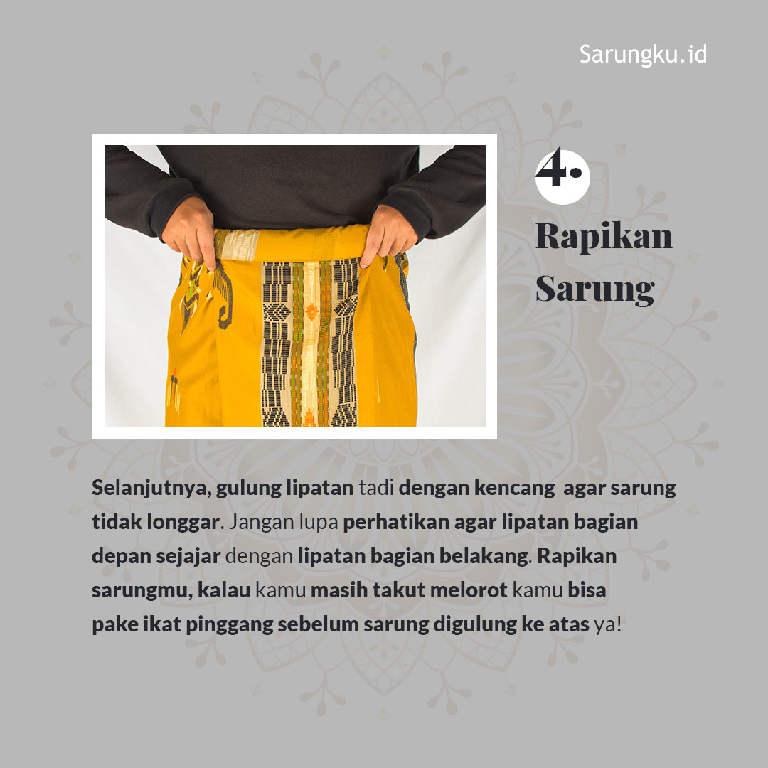 tips pake sarung
