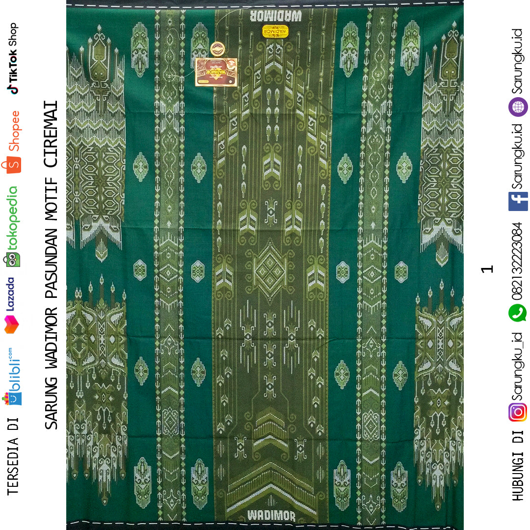 SARUNG WADIMOR PASUNDAN MOTIF CIREMAI