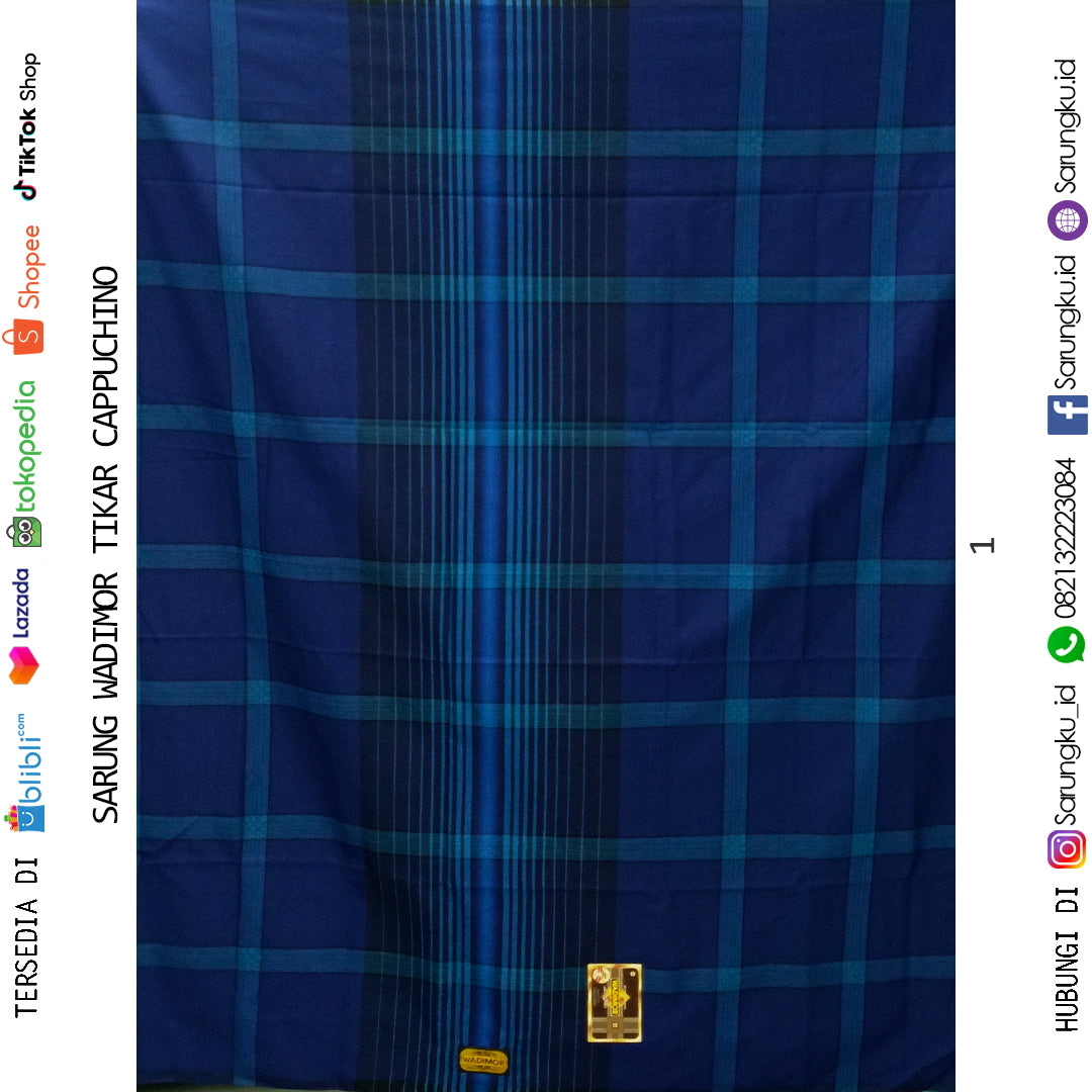 SARUNG WADIMOR TIKAR CAPPUCINO ECER/GROSIR 10PCS