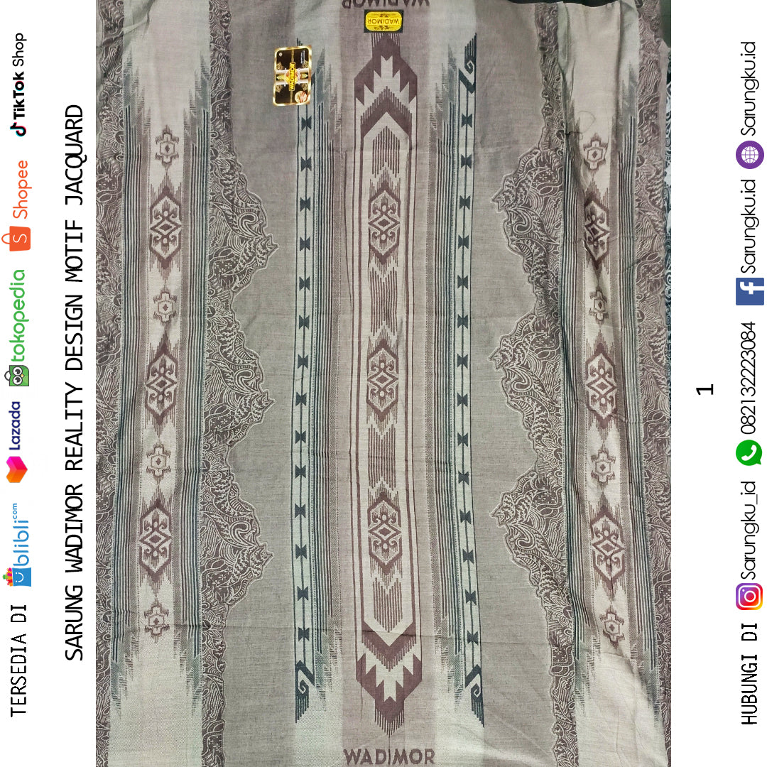 SARUNG WADIMOR REALITY MOITF JACQUARD