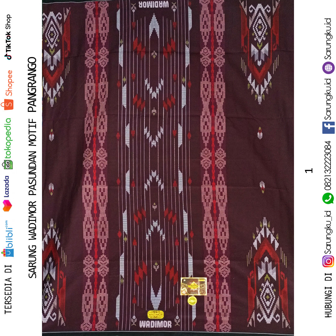 SARUNG WADIMOR PASUNDAN MOTIF PANGRANGO