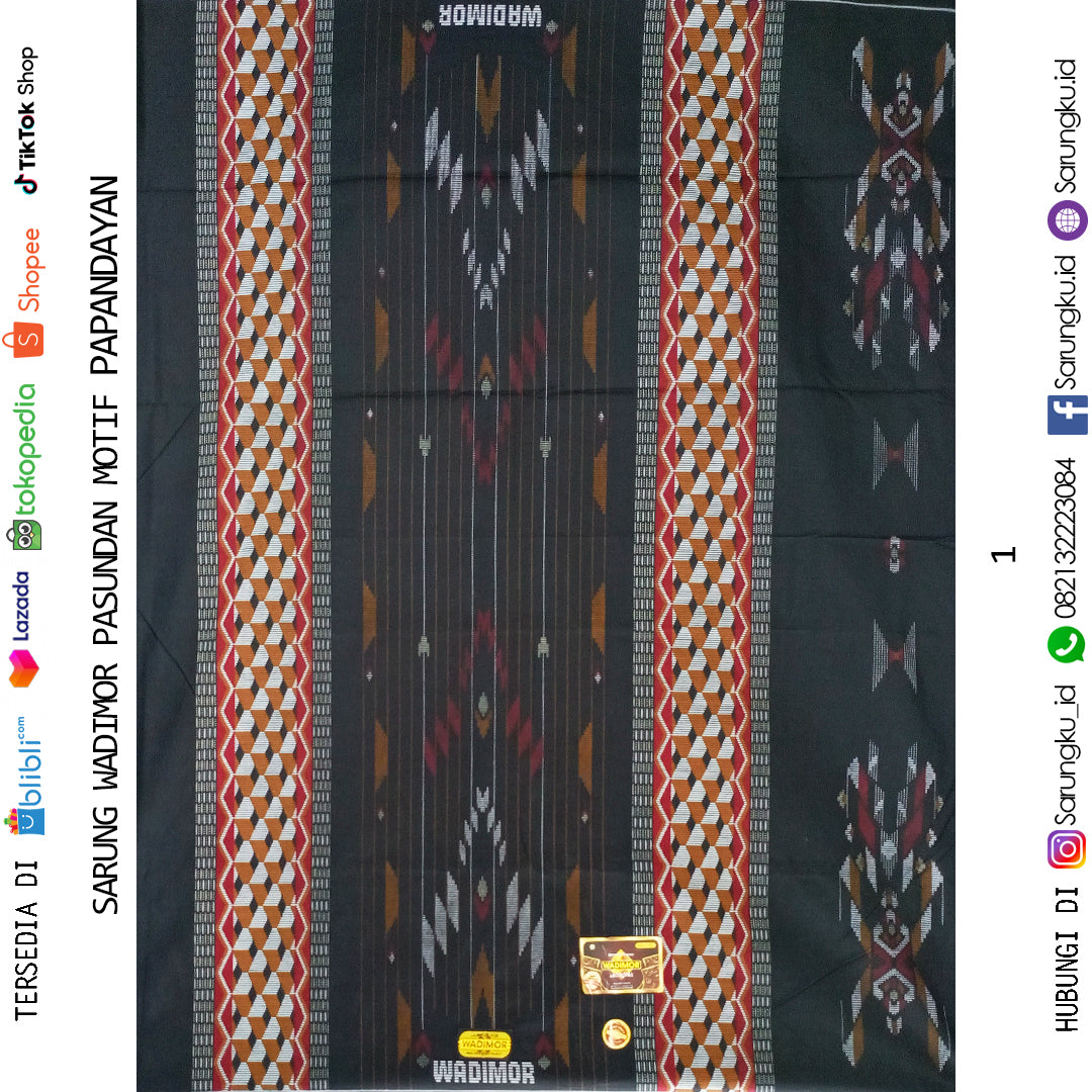 SARUNG WADIMOR PASUNDAN MOTIF PAPANDAYAN