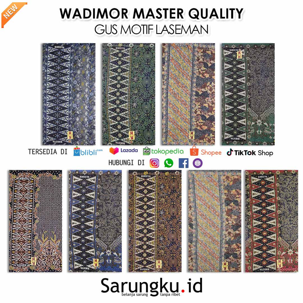 WADIMOR MASTER QUALITY GUS LASEMAN ECER/GROSIR 10PCS