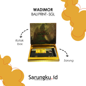 SARUNG WADIMOR BALI PRINT SGL ECER/ GROSIR 10-PCS