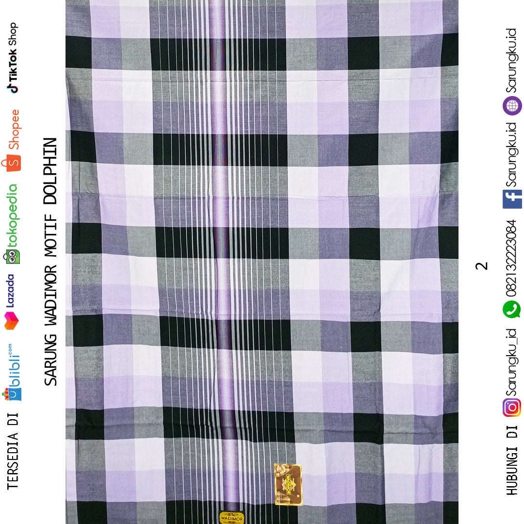 SARUNG WADIMOR MOTIF DOLPHIN ECER/GROSIR MIN 10PCS