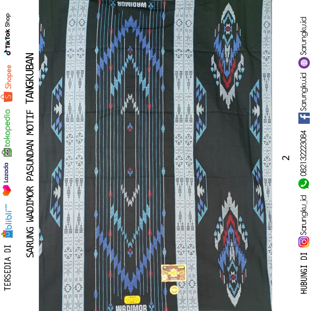 SARUNG WADIMOR PASUNDAN MOTIF TANGKUBAN