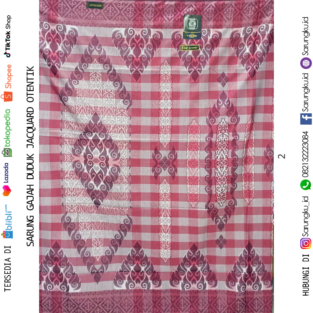 SARUNG GAJAH DUDUK OUTENTIK ECER/GROSIR10PCS