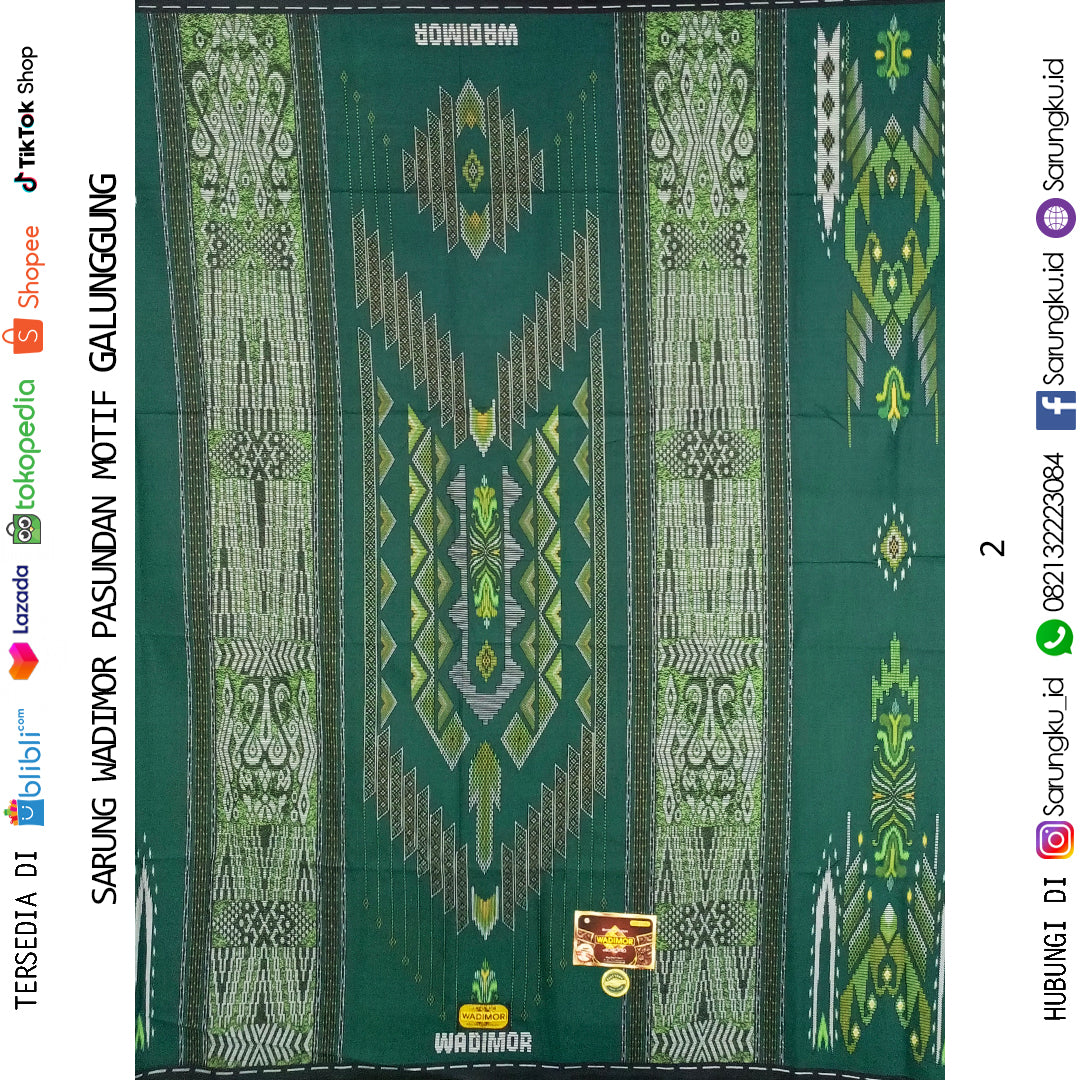 SARUNG WADIMOR PASUNDAN MOTIF GALUNGGUNG