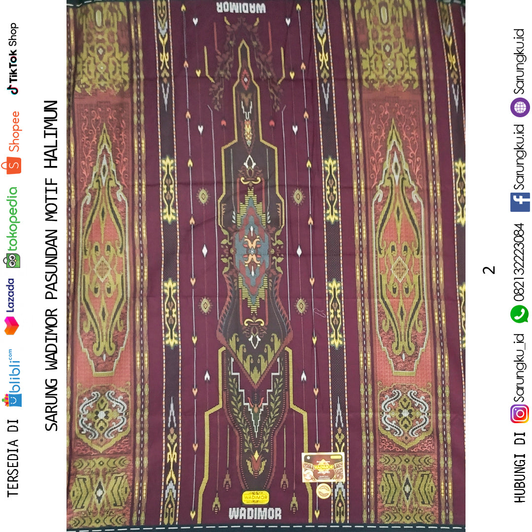SARUNG WADIMOR PASUNDAN MOTIF HALIMUN