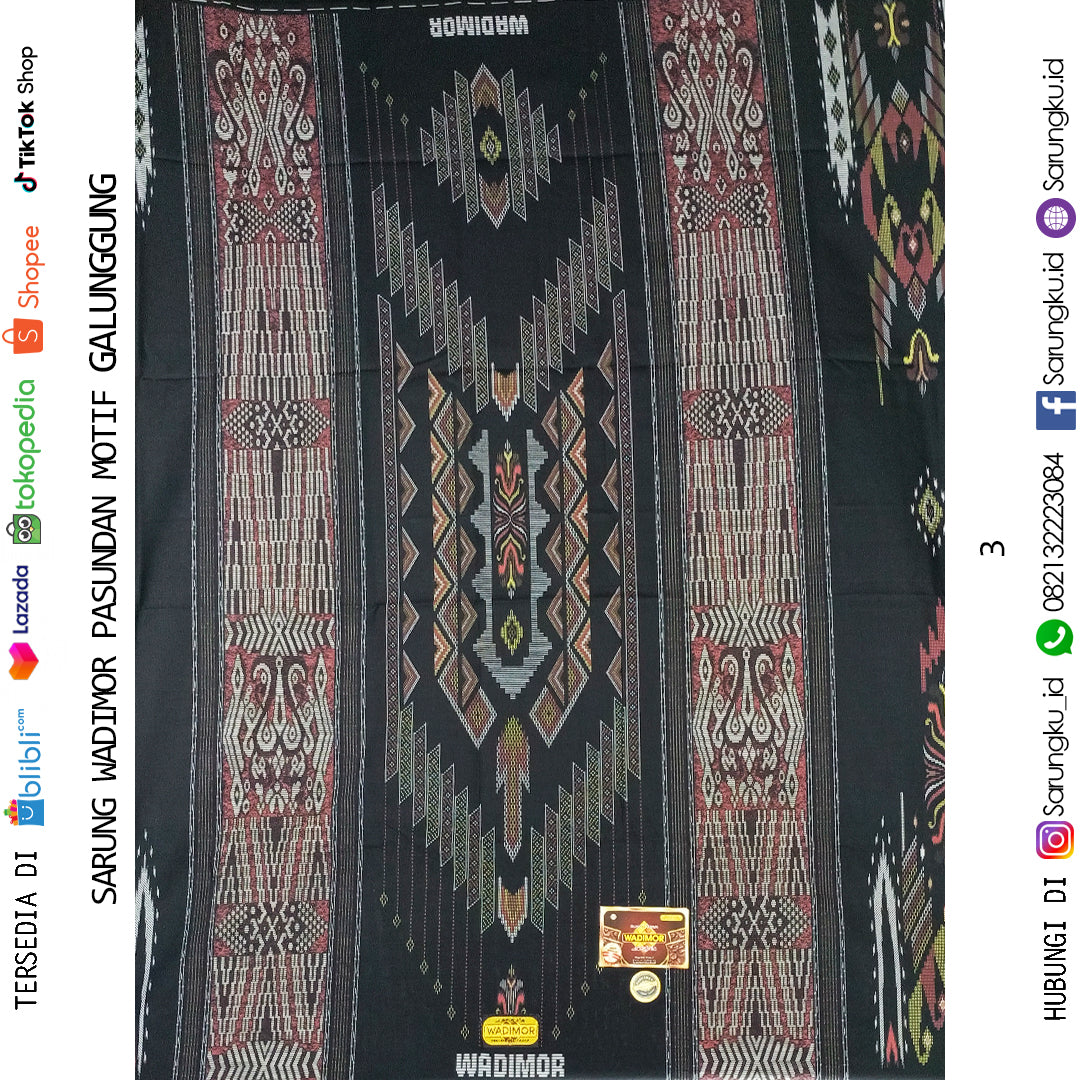 SARUNG WADIMOR PASUNDAN MOTIF GALUNGGUNG