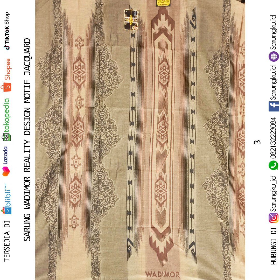 SARUNG WADIMOR REALITY MOITF JACQUARD