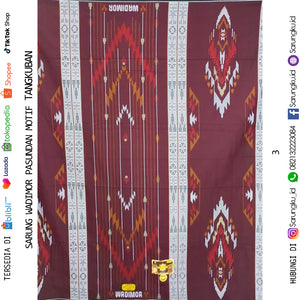 SARUNG WADIMOR PASUNDAN MOTIF TANGKUBAN