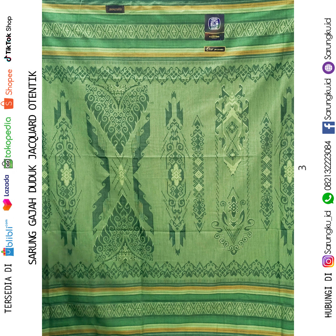 SARUNG GAJAH DUDUK OUTENTIK ECER/GROSIR10PCS