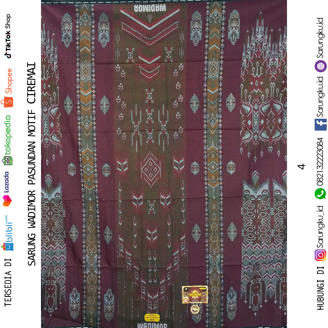 SARUNG WADIMOR PASUNDAN MOTIF CIREMAI