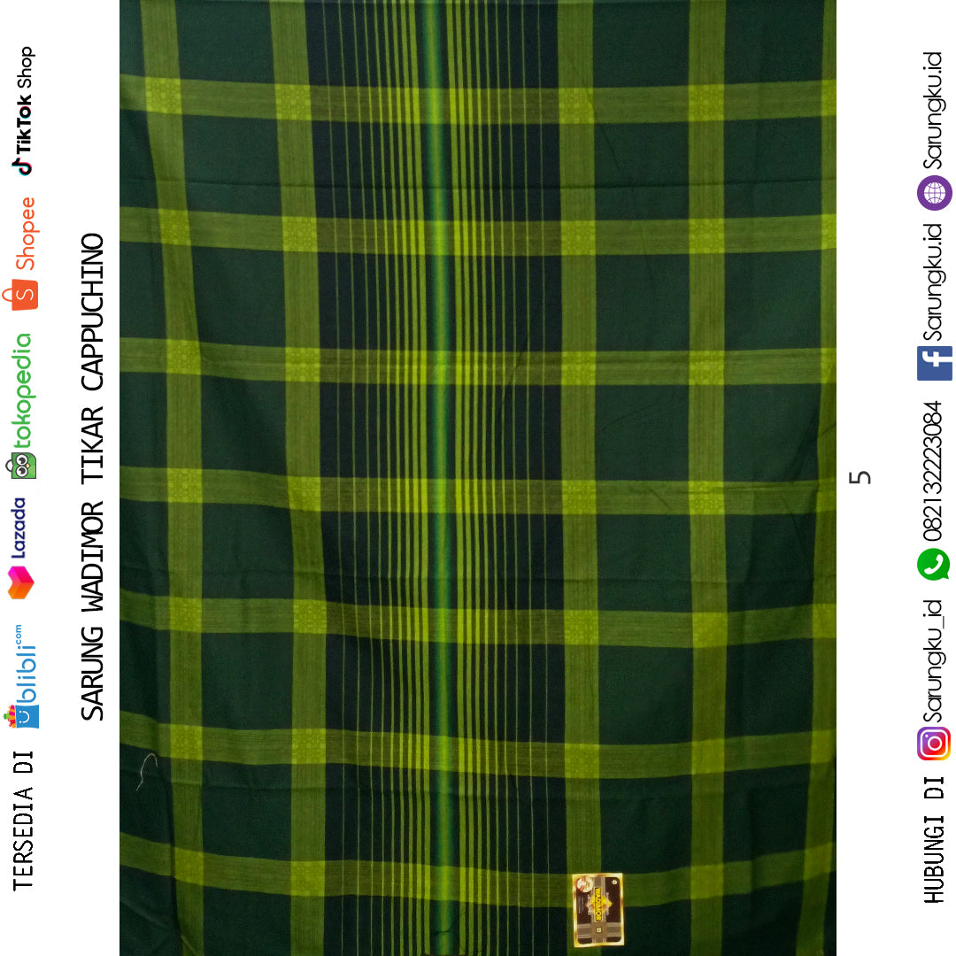SARUNG WADIMOR TIKAR CAPPUCINO ECER/GROSIR 10PCS