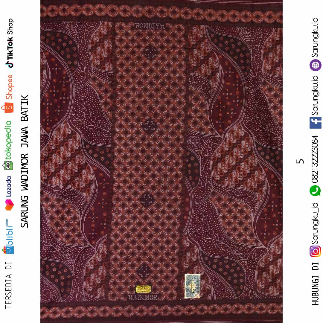 SARUNG WADIMOR JAWA BATIK ECER/GROSIR 10-PCS