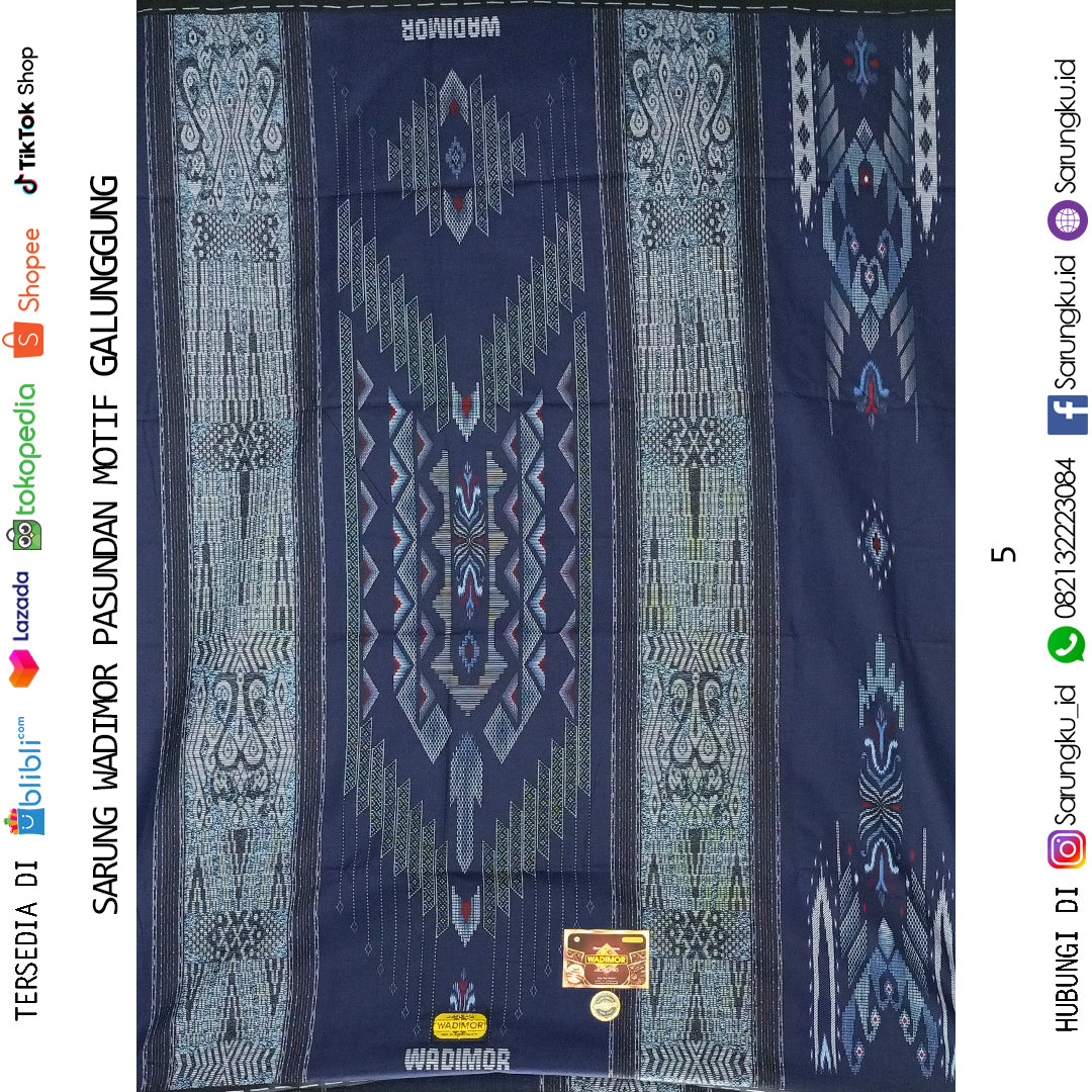 SARUNG WADIMOR PASUNDAN MOTIF GALUNGGUNG