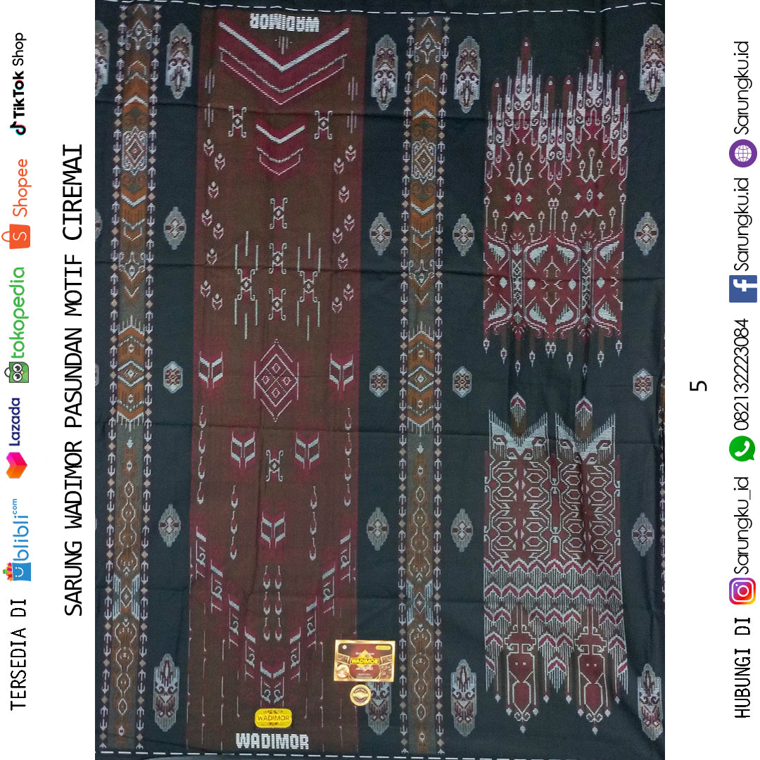 SARUNG WADIMOR PASUNDAN MOTIF CIREMAI