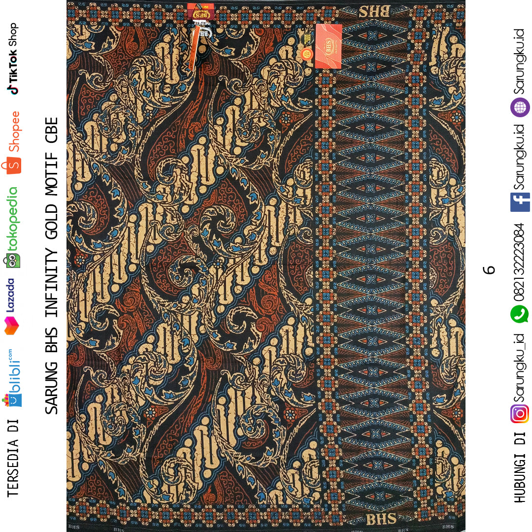 SARUNG BHS INFINITY MOTIF CBE