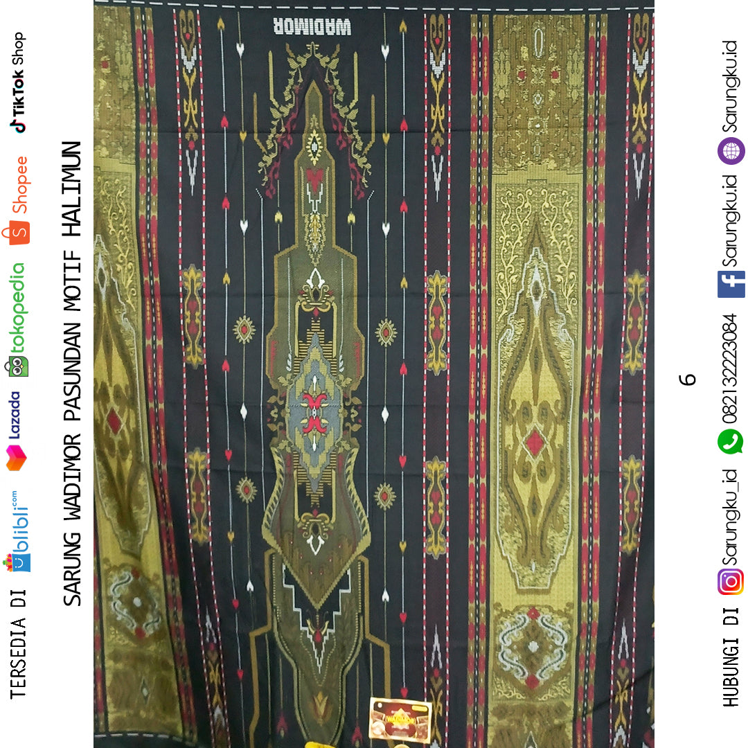 SARUNG WADIMOR PASUNDAN MOTIF HALIMUN