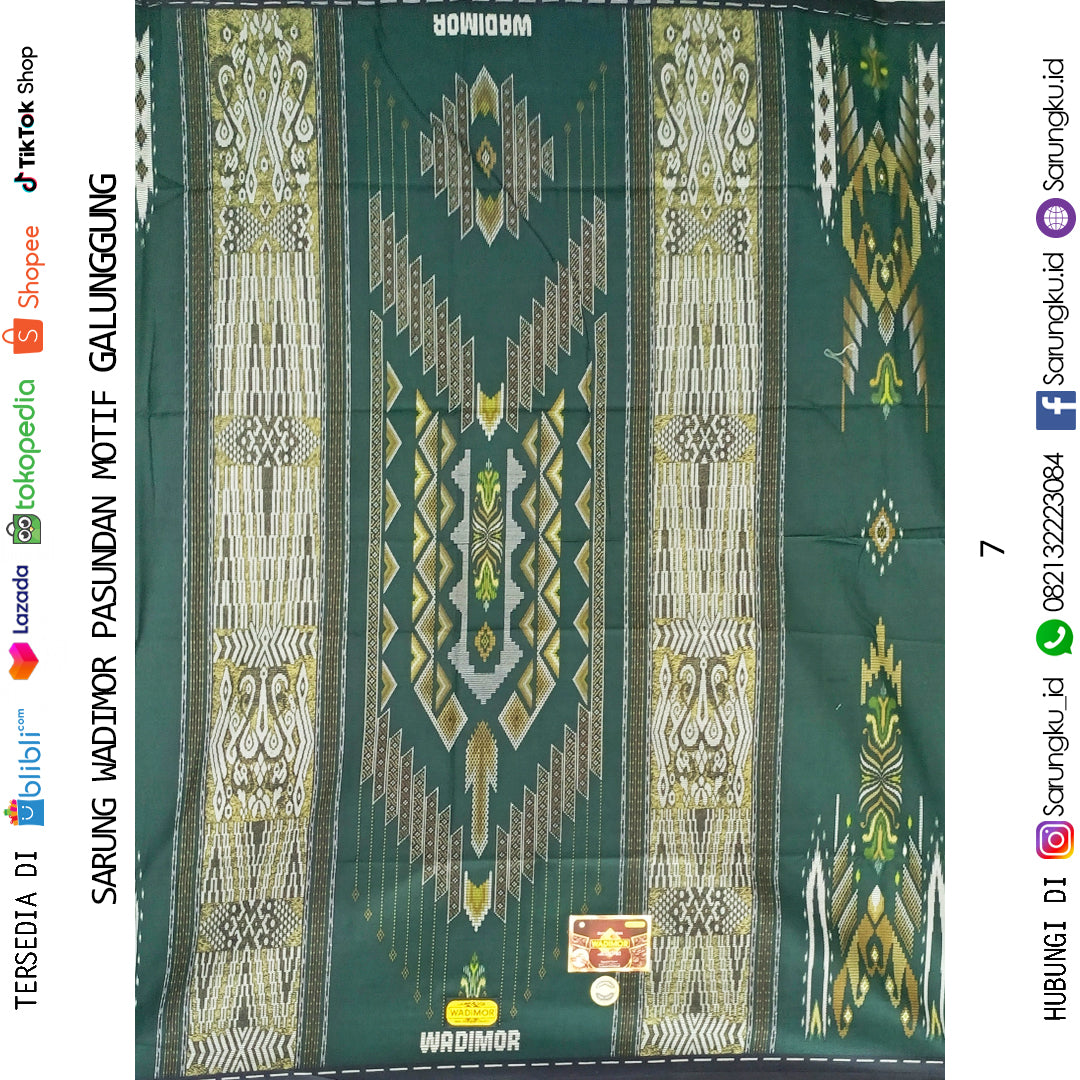 SARUNG WADIMOR PASUNDAN MOTIF GALUNGGUNG