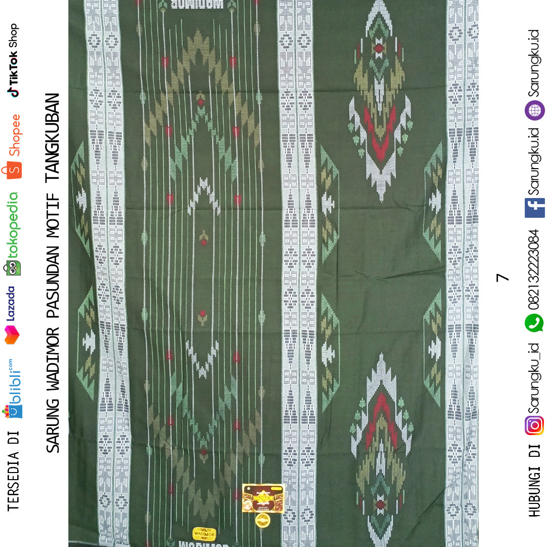 SARUNG WADIMOR PASUNDAN MOTIF TANGKUBAN