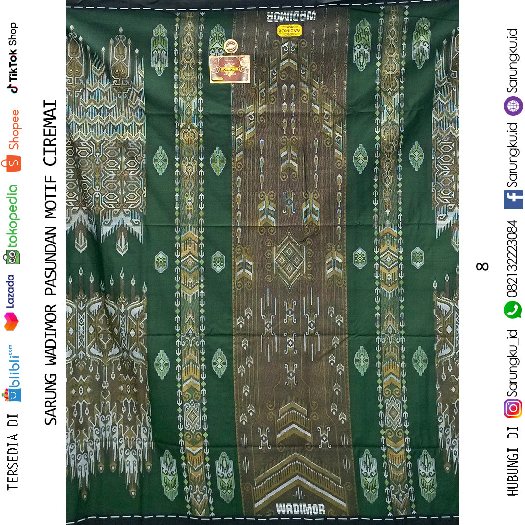 SARUNG WADIMOR PASUNDAN MOTIF CIREMAI