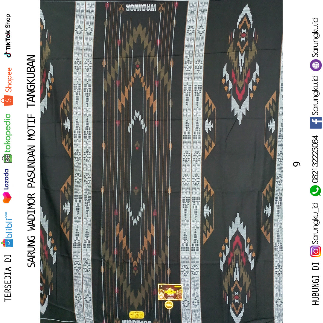 SARUNG WADIMOR PASUNDAN MOTIF TANGKUBAN
