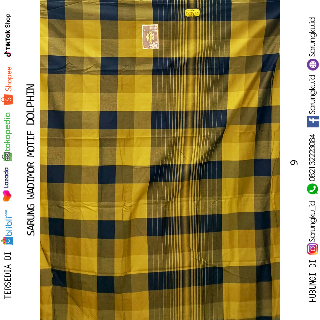 SARUNG WADIMOR MOTIF DOLPHIN ECER/GROSIR MIN 10PCS