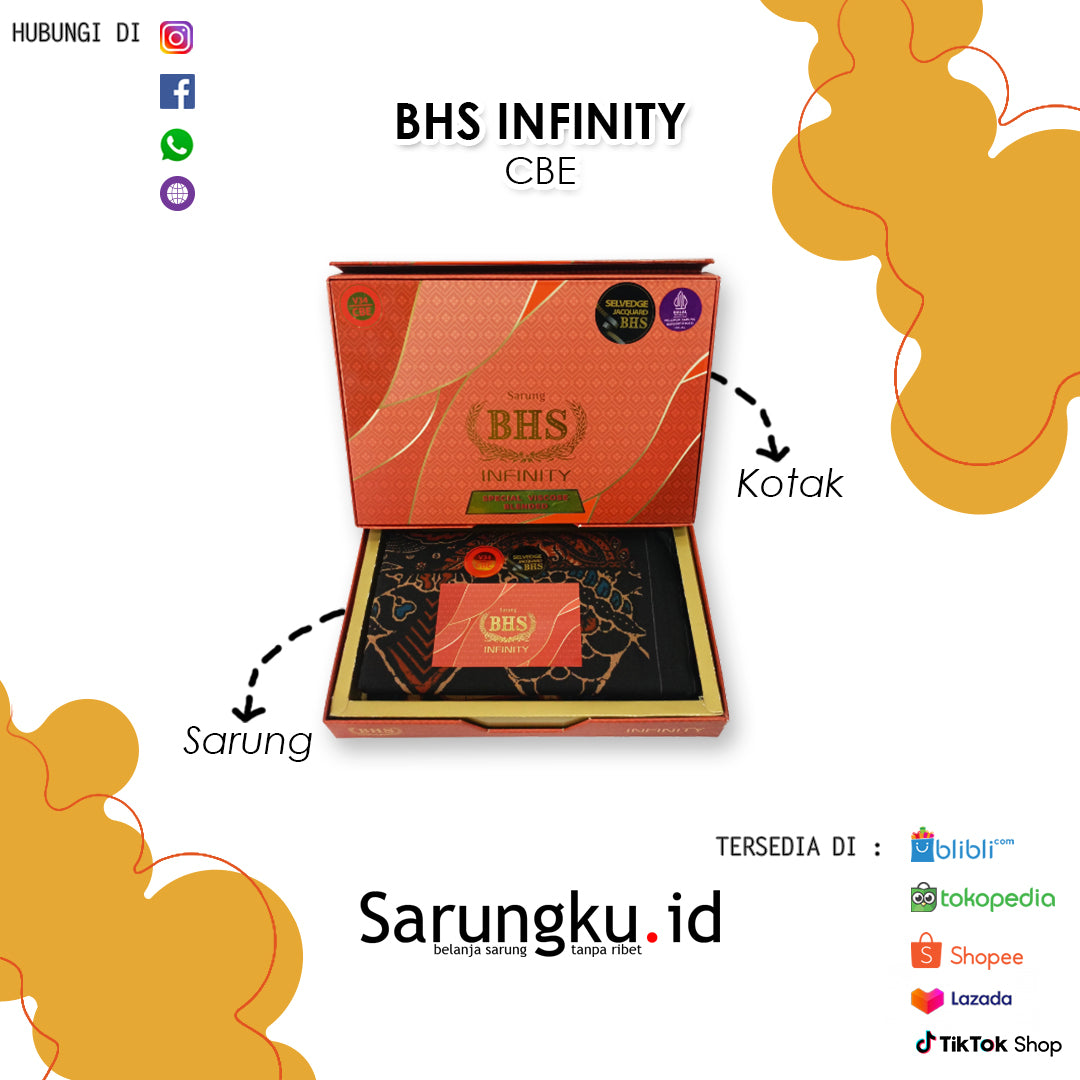 SARUNG BHS INFINITY MOTIF CBE