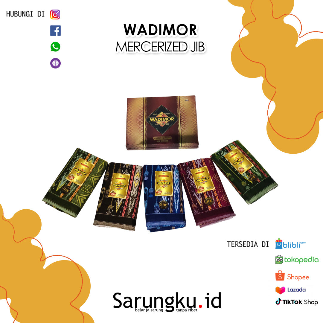 SARUNG WADIMOR MASTER QUALITY JIB ECER/GROSIR 10-PCS