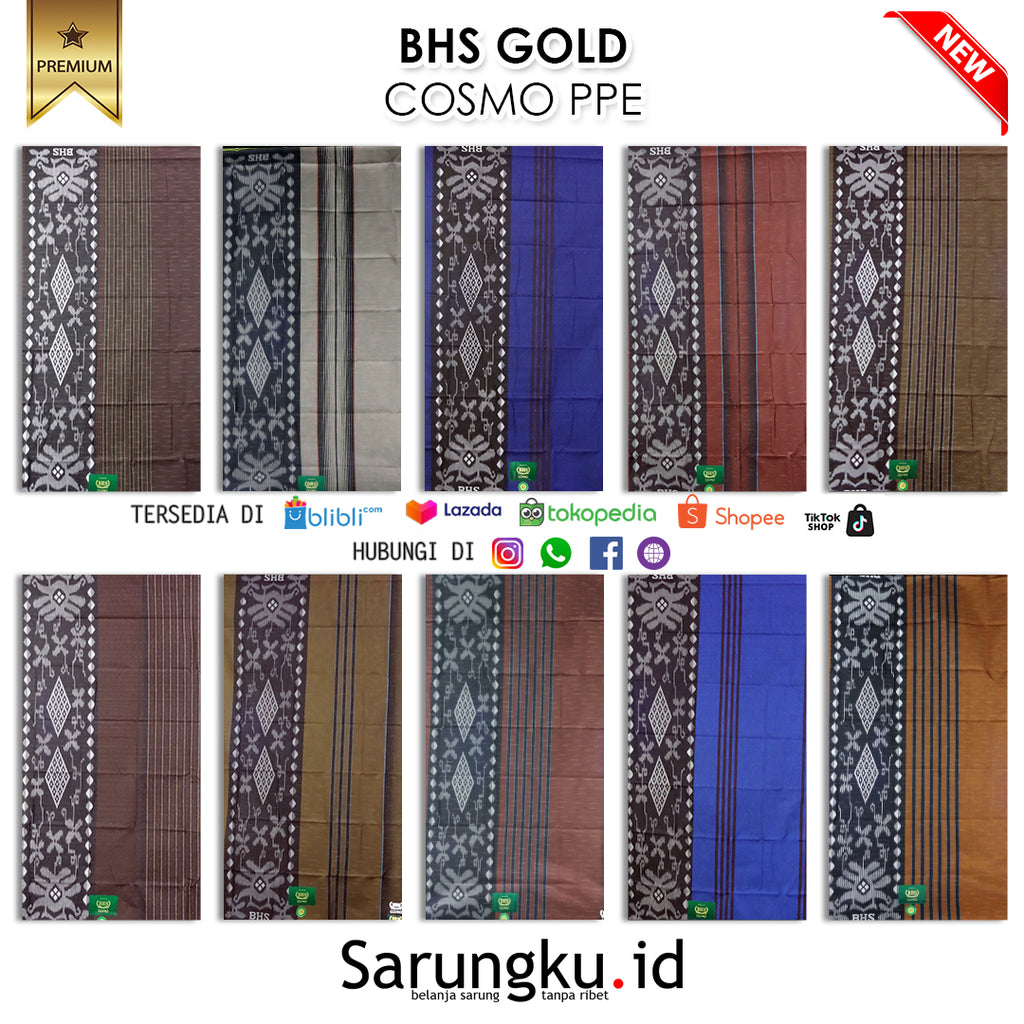 SARUNG BHS COSMO PPE ECER / GROSIR 10PCS