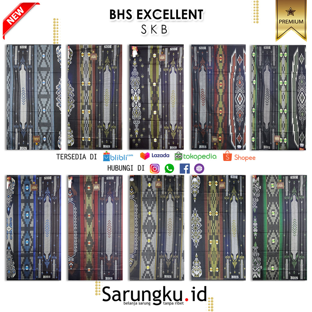 SARUNG BHS EXCELLENT SKB ECER/GROSIR 10PCS