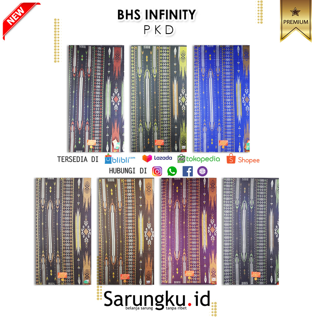 SARUNG BHS INFINITY PKD ECER/GROSIR 10-PCS