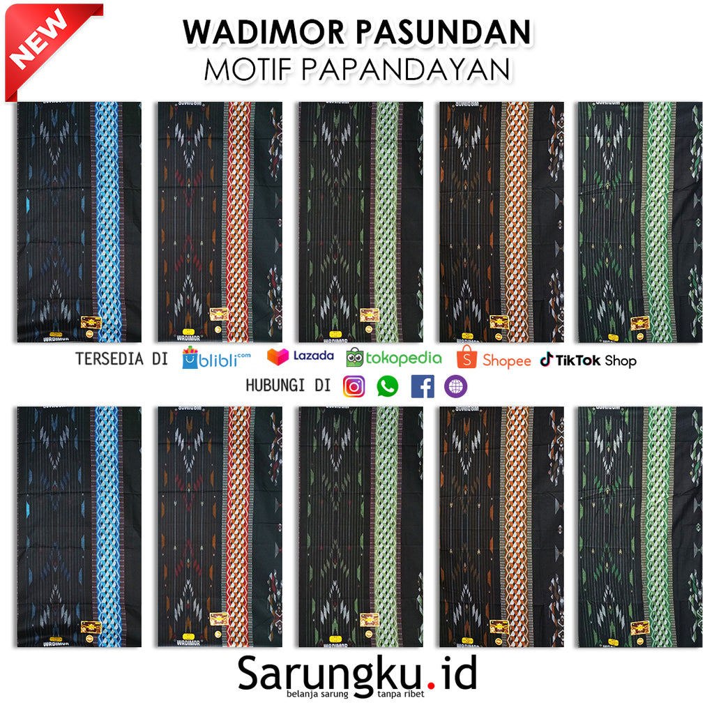 SARUNG WADIMOR PASUNDAN MOTIF PAPANDAYAN