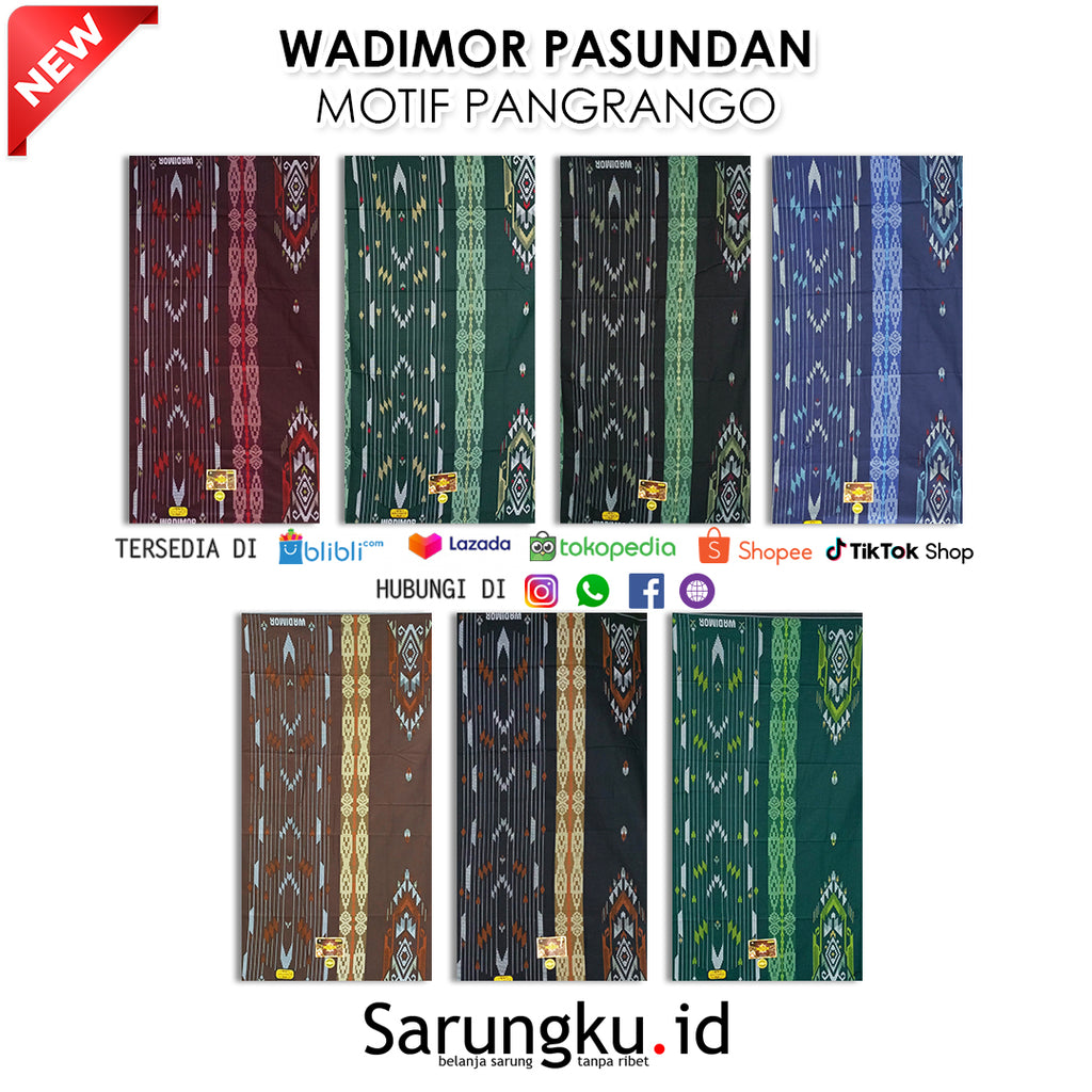 SARUNG WADIMOR PASUNDAN MOTIF PANGRANGO