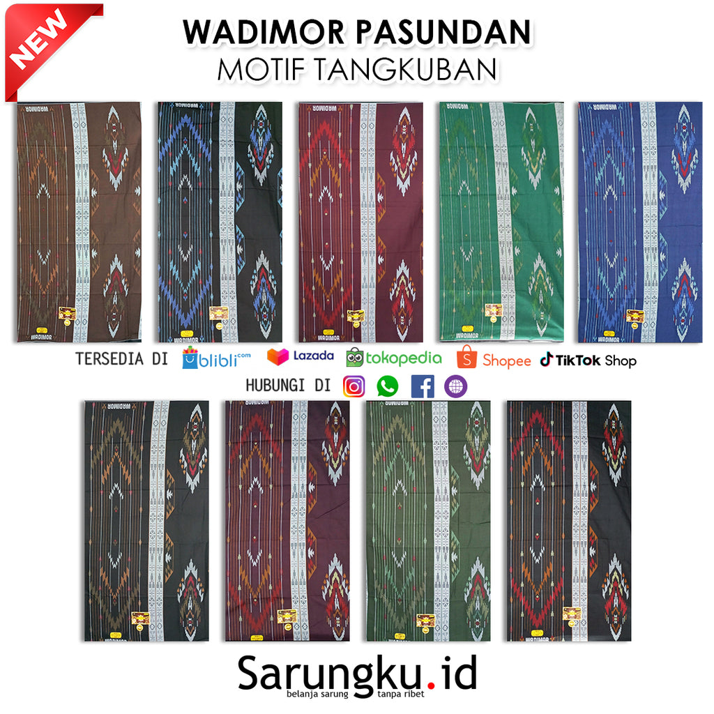 SARUNG WADIMOR PASUNDAN MOTIF TANGKUBAN