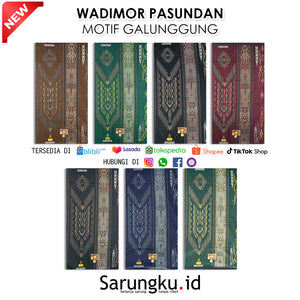 SARUNG WADIMOR PASUNDAN MOTIF GALUNGGUNG