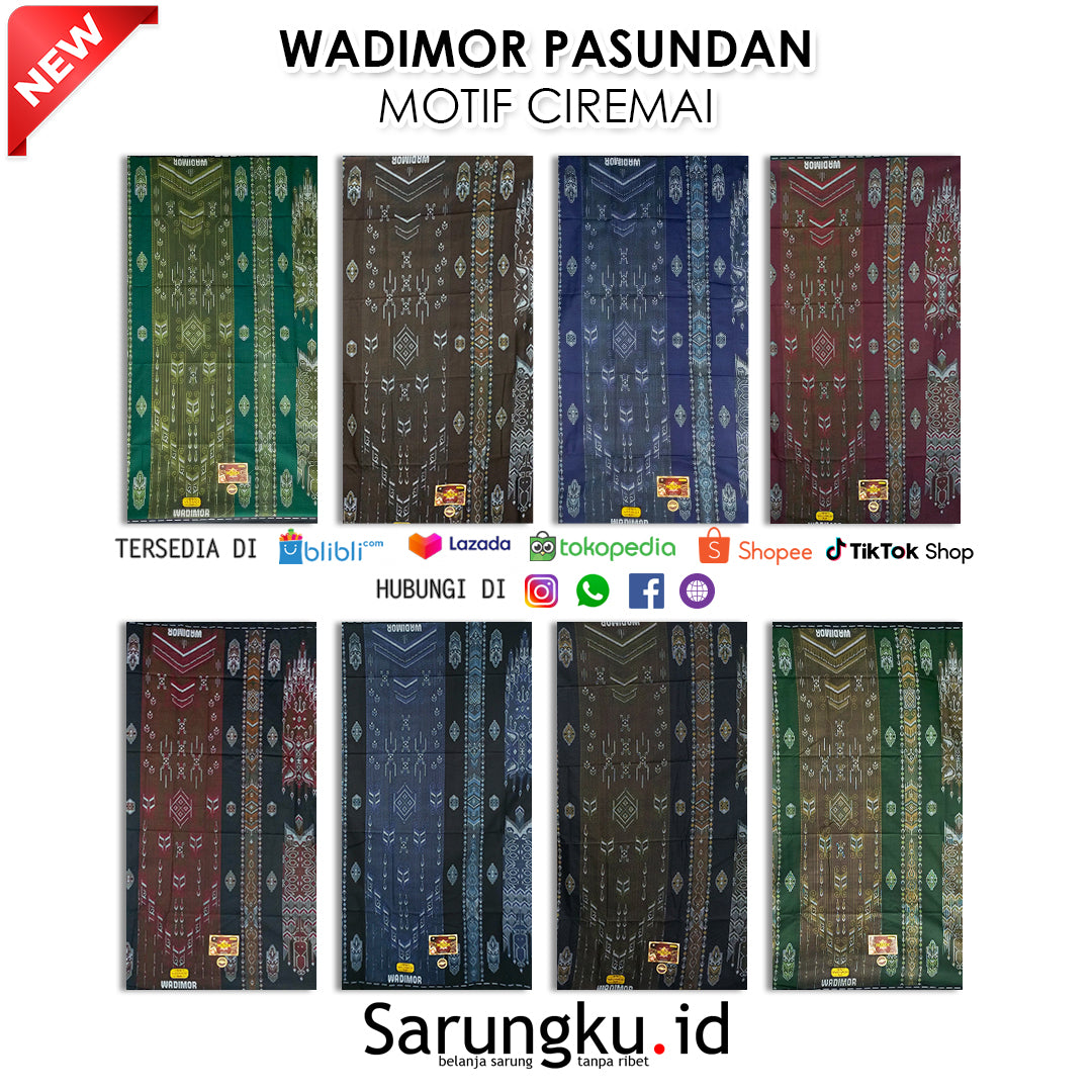 SARUNG WADIMOR PASUNDAN MOTIF CIREMAI