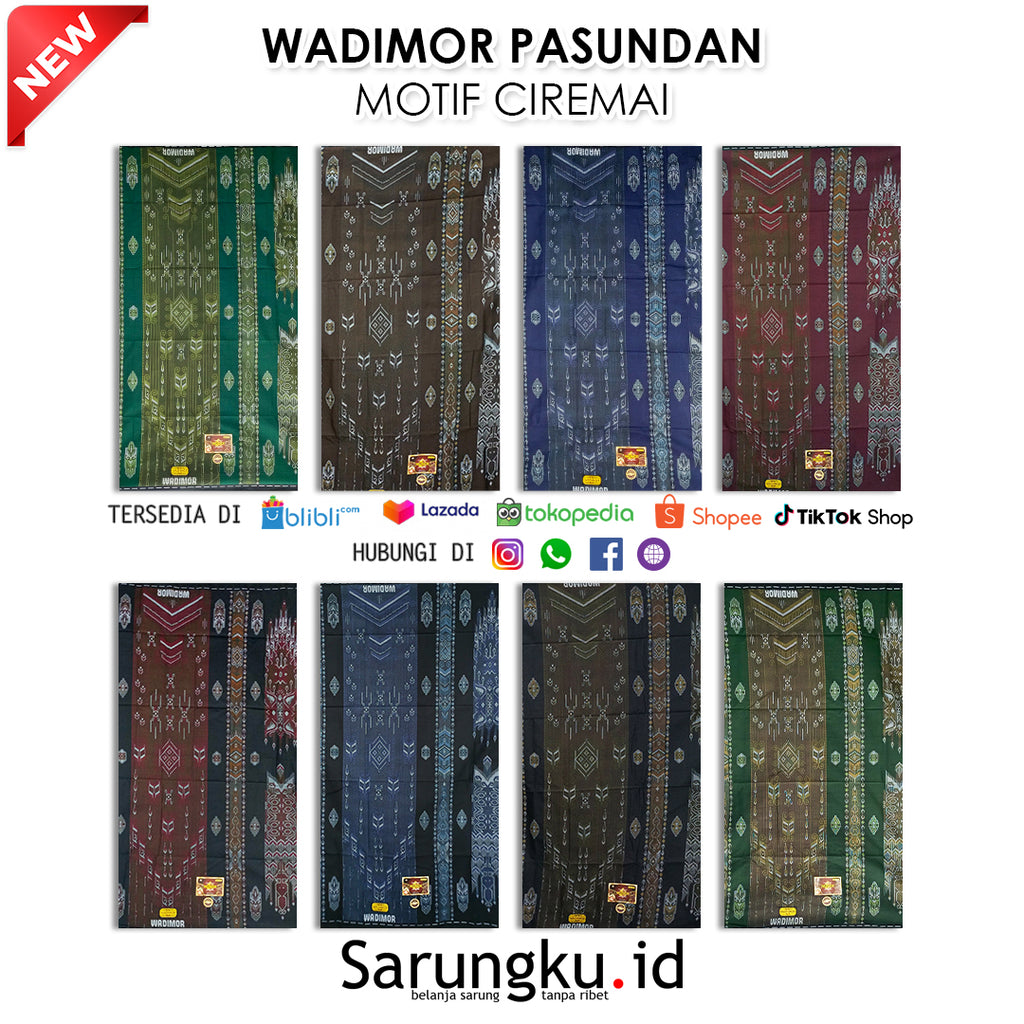 SARUNG WADIMOR PASUNDAN MOTIF CIREMAI