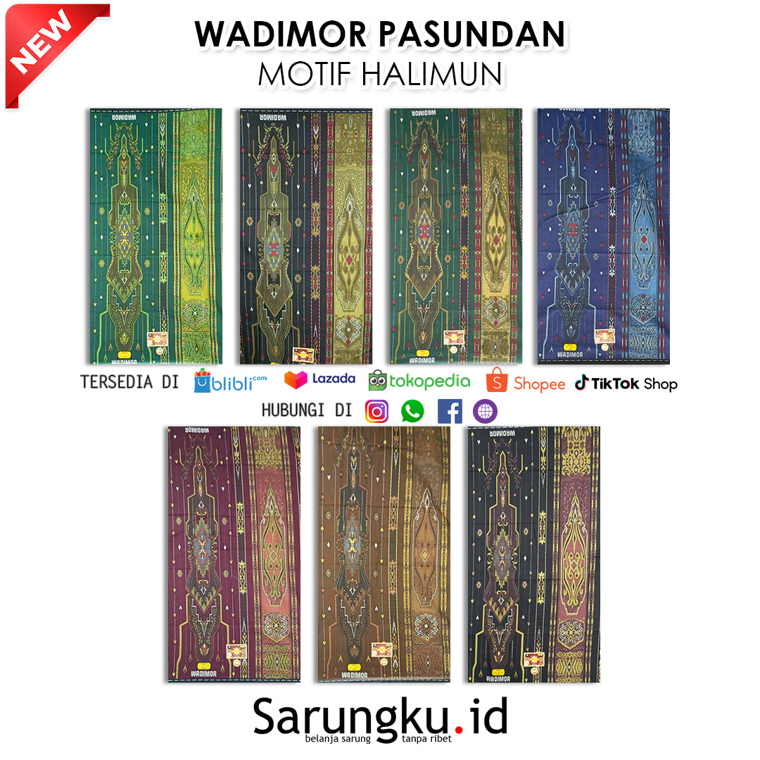 SARUNG WADIMOR PASUNDAN MOTIF HALIMUN
