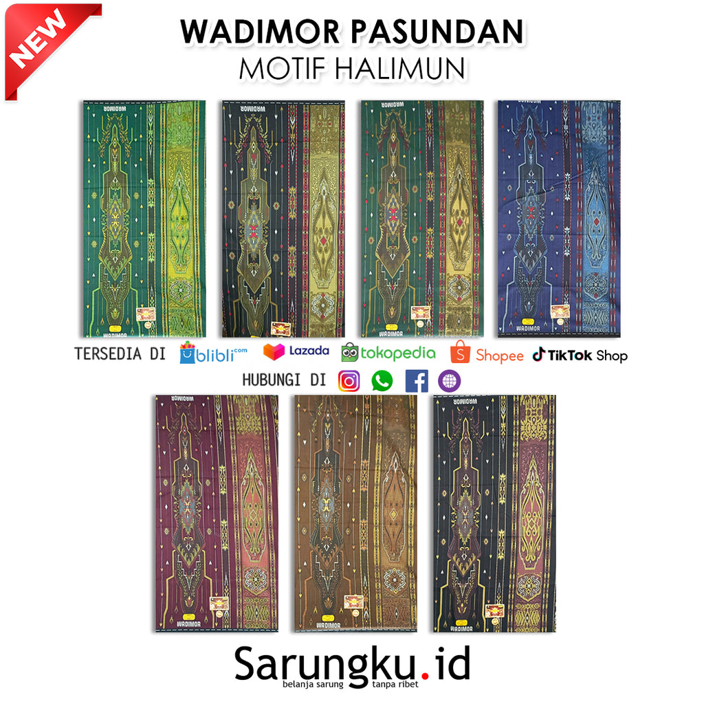 SARUNG WADIMOR PASUNDAN MOTIF HALIMUN