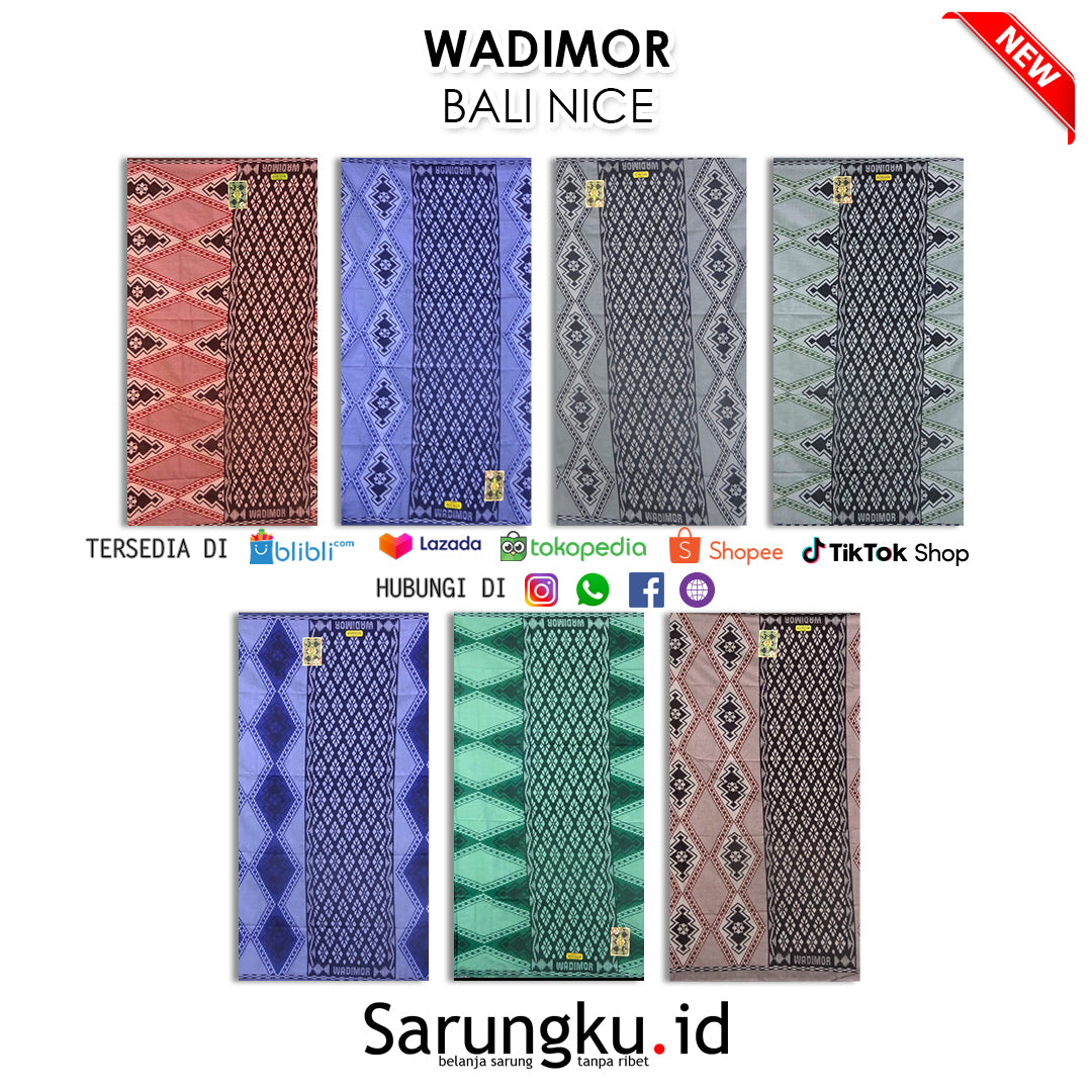 SARUNG WADIMOR BALI NICE ECER/GROSIR 10-PCS