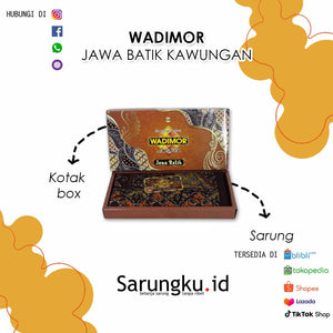 SARUNG WADIMOR JAWA BATIK KAWUNGAN ECER /GROSIR 10-PCS